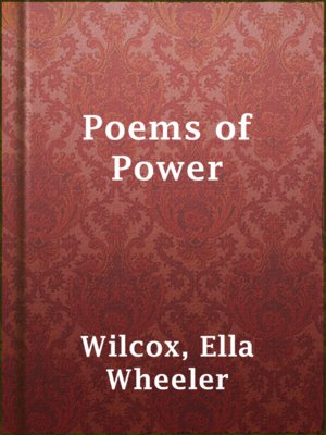 cover image of Poems of Power
